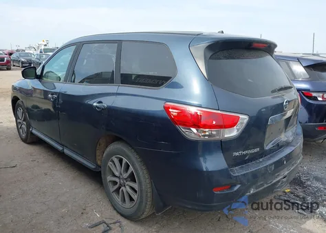 2015 Nissan Pathfinder S z USA, uszkodzony, nr VIN 5N1AR2MN5FC625203